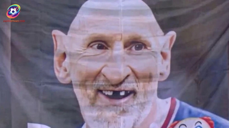 Messi bị chế ảnh xuyên tạc xấu xí