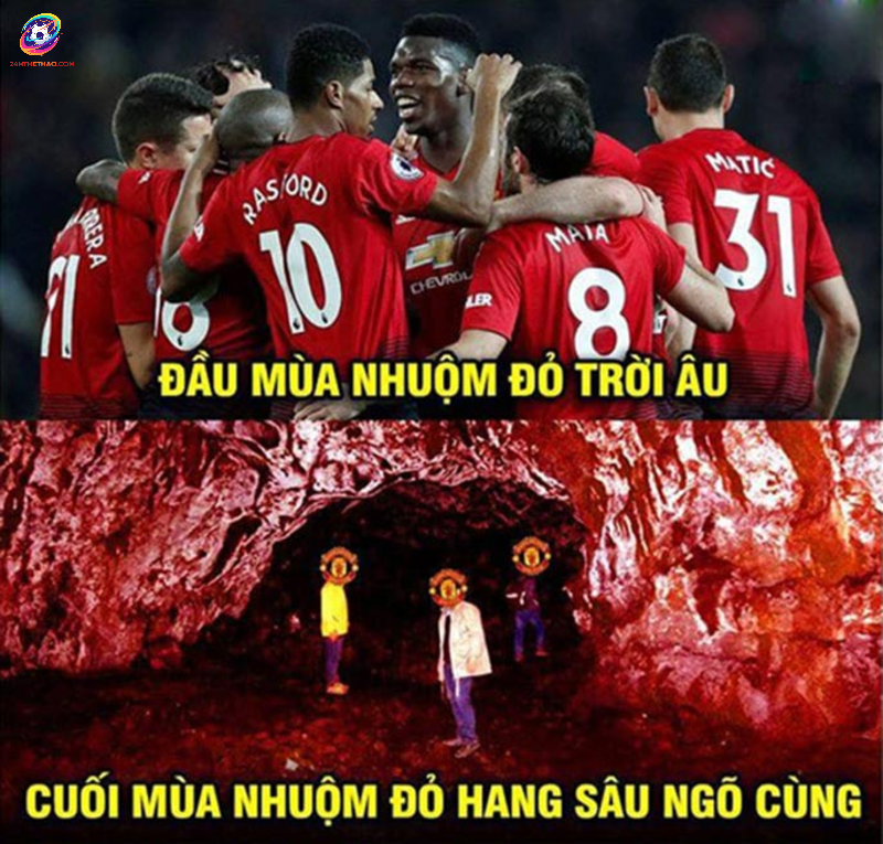 Phong độ MU đầu mùa - cuối mùa trái ngược