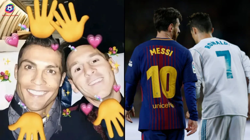 Ronaldo và Messi chưa từng ghét nhau