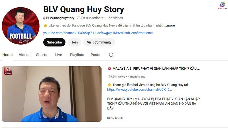 BLV Quang Huy Story