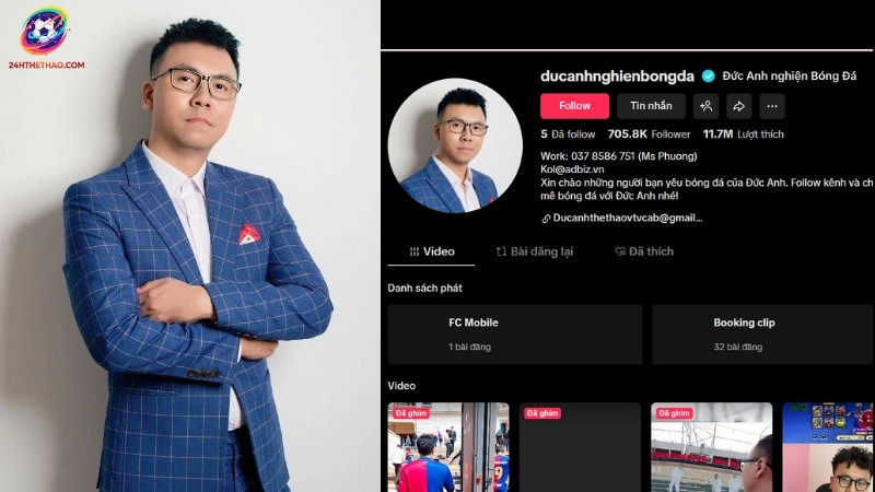 Hành trình sự nghiệp của Đức Anh nghiện bóng đá