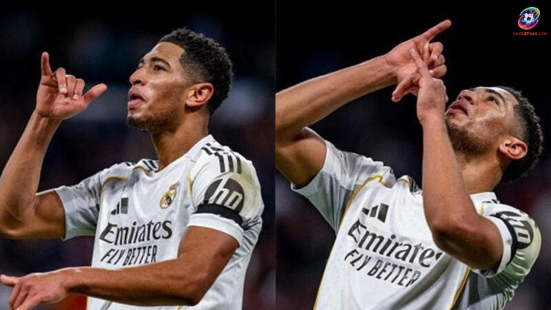 Jude Bellingham “đứng hình” sau khi ghi bàn phút bù giờ