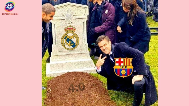 Khi Barca chiến thắng thì Real “đắp mộ”
