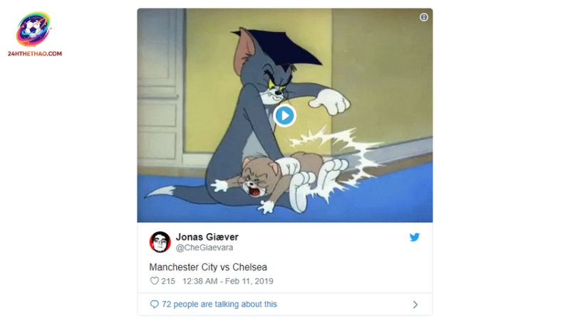 Meme Manchester City với Chelsea
