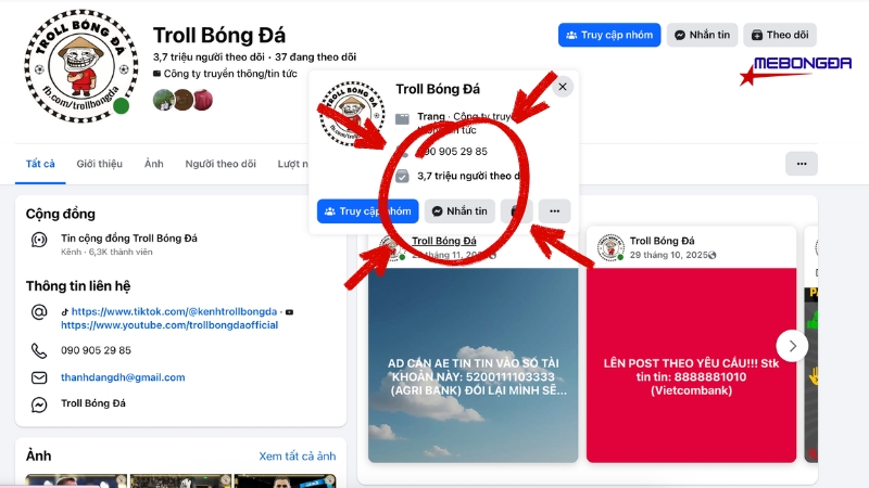 Nội dung troll gây tranh cãi và độ nổi tiếng cao khiến fanpage dễ trở thành tâm điểm đồn đoán