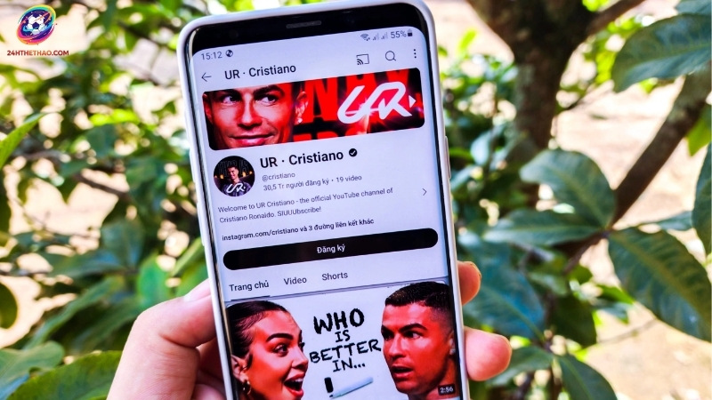 Ronaldo là ông trùm trên Mạng xã hội