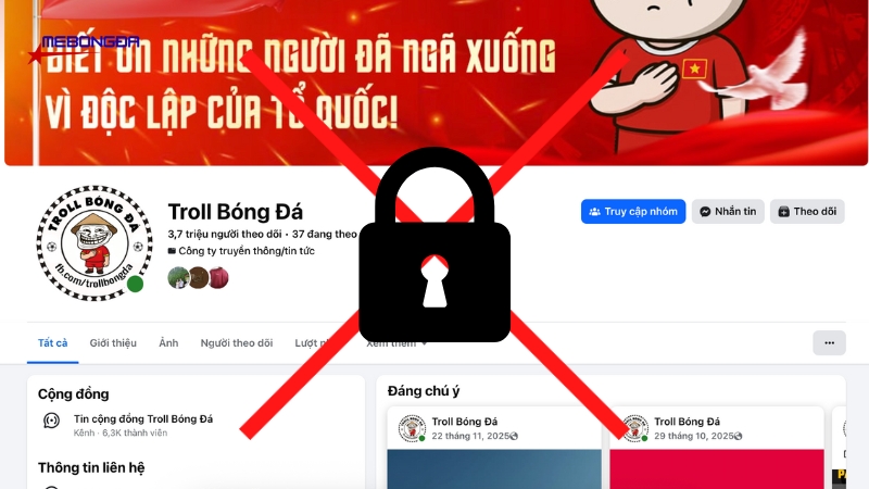 troll bóng đá facebook
